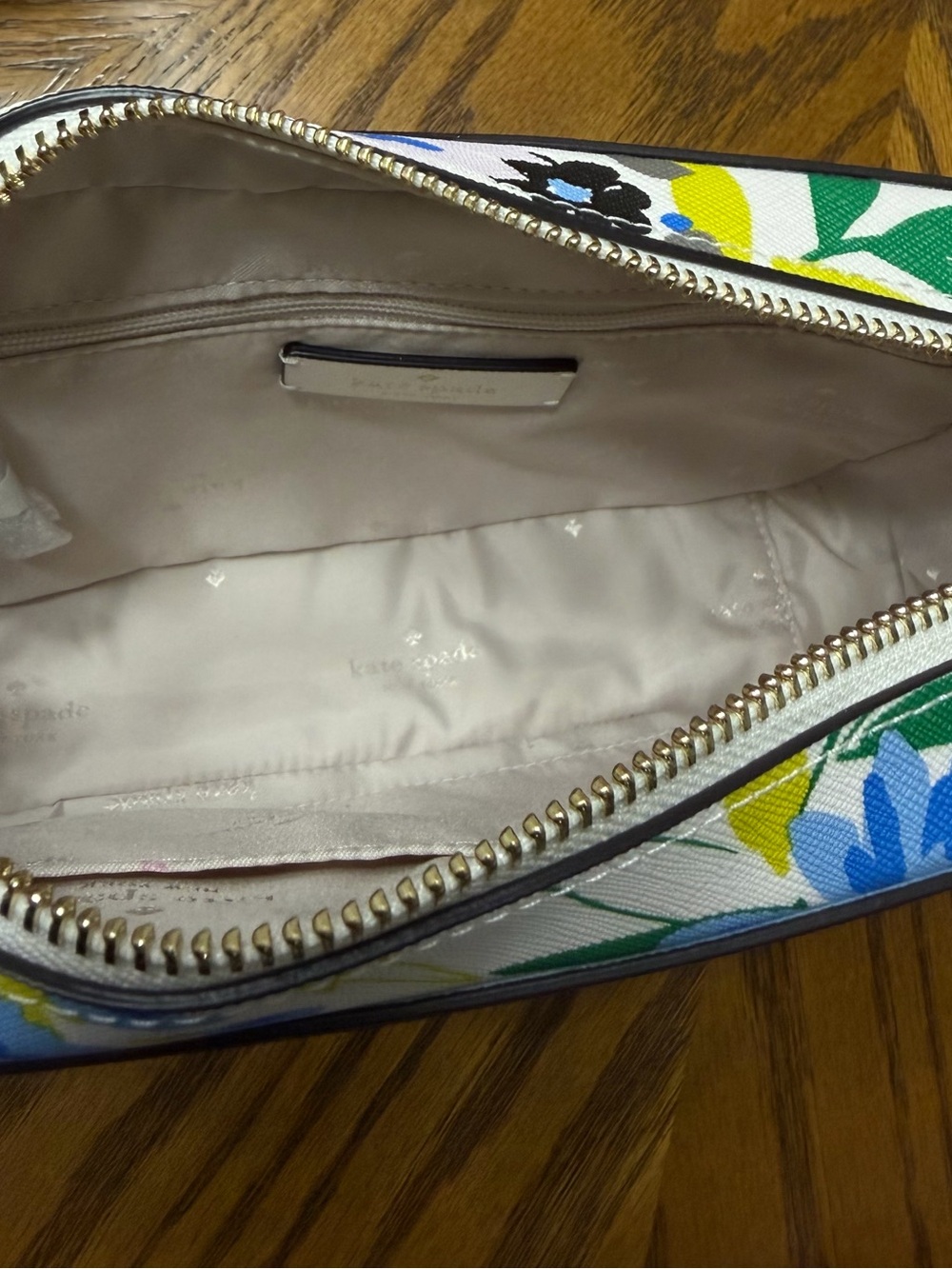 Kate Spade Blue Floral Camera Crossbody Bag - Picture 7 of 7